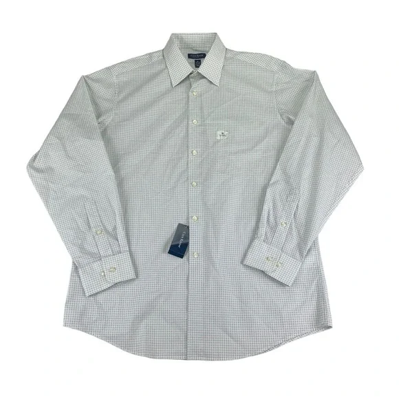 Club Room | Shirts | Club Room Mens Regular Fit Check Dress Shirt Gray 5155  | Poshmark
